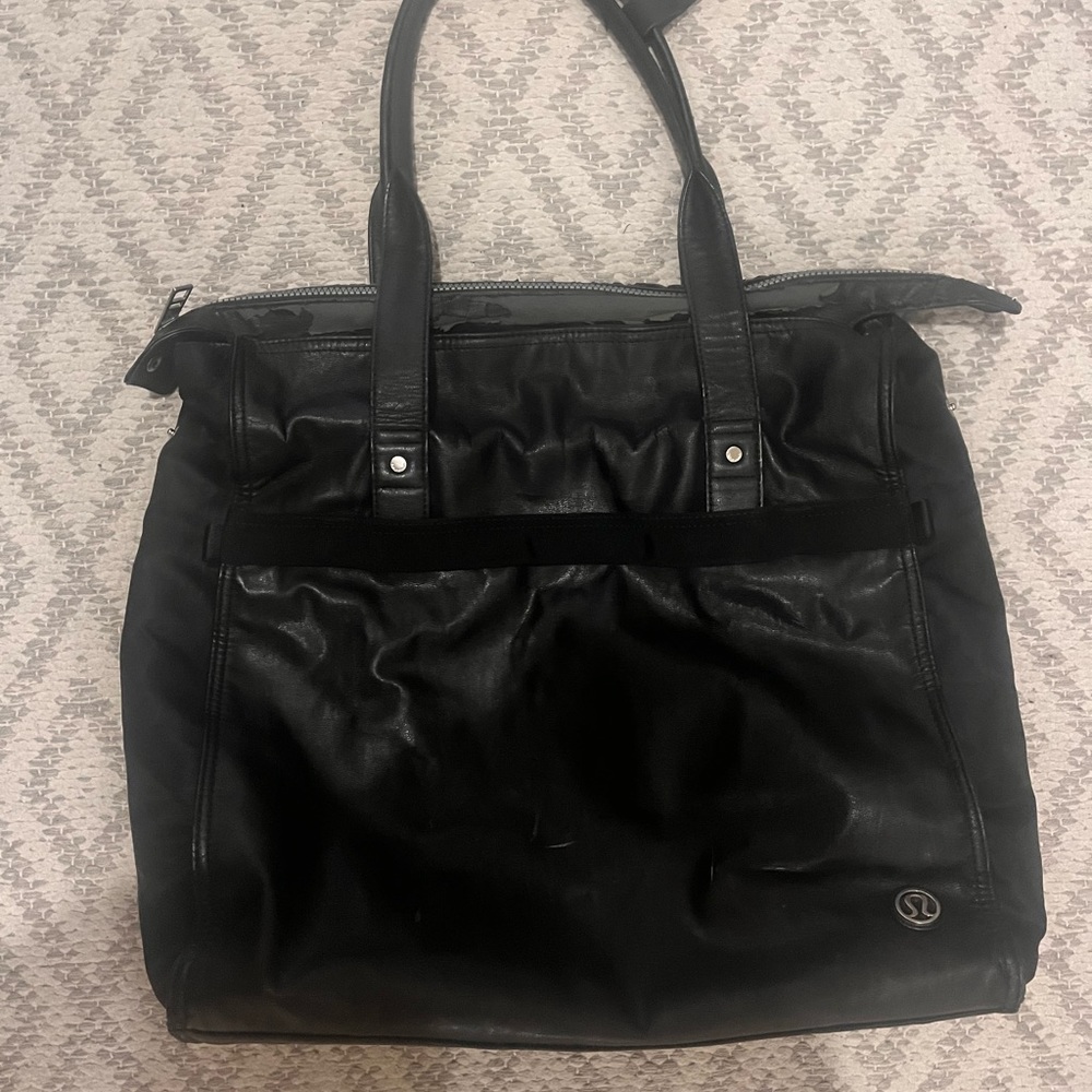 Used Black Lululemon bag